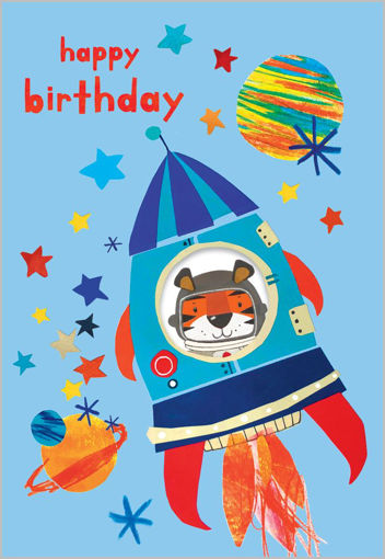 Picture of HAPPY BIRTHDAY ROCKET CARD